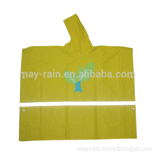 poncho con la impresion